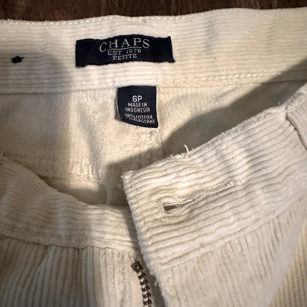 Corduroy pants